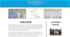 Desktop Screenshot of horsesforhealingnwa.org