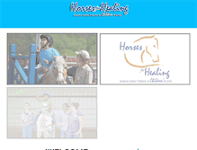Tablet Screenshot of horsesforhealingnwa.org